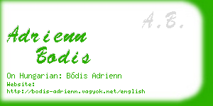 adrienn bodis business card