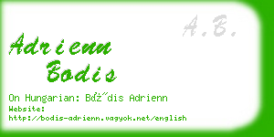 adrienn bodis business card